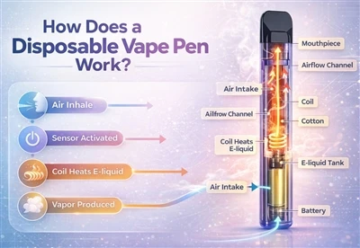 Yuav ua li cas ib tug neeg pov tseg vape Cwj mem ua haujlwm?
