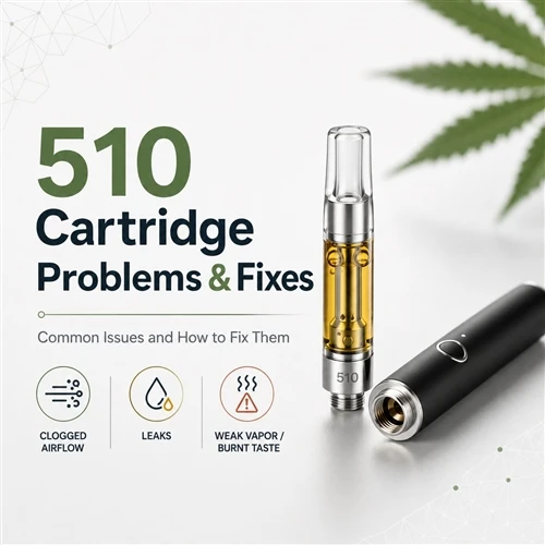 510 cartridges ib txwm muaj teeb meem thiab kev daws teeb meem